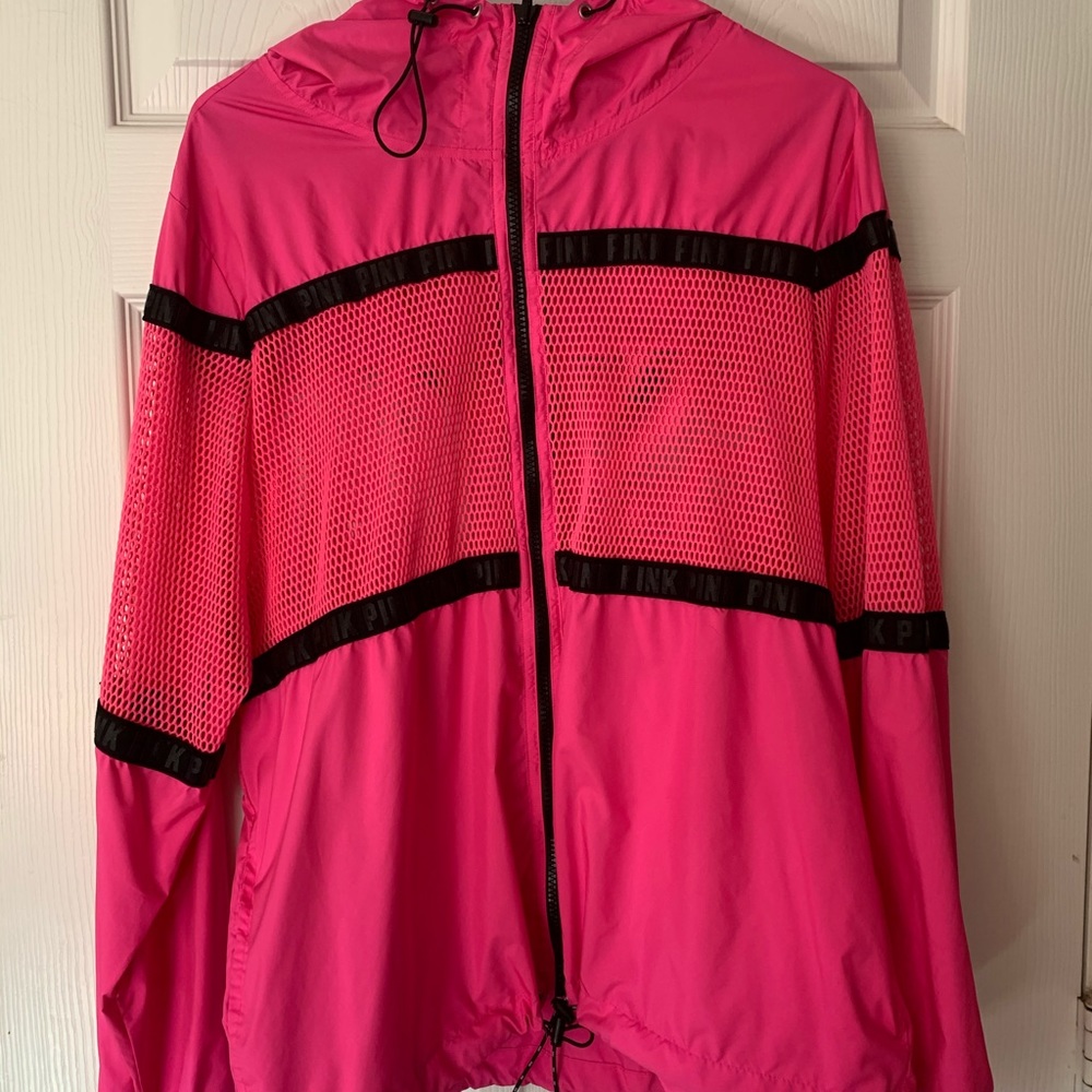 PINK pink windbreaker jacket